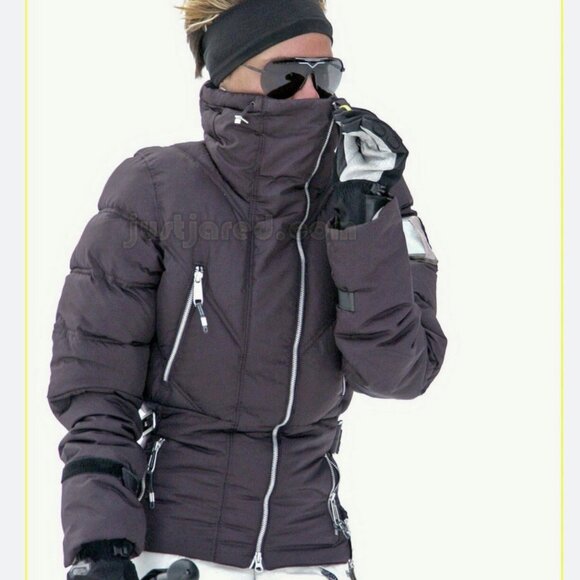 RARE Stella McCartney x Adidas Y2K Brown Ski Puffer Jacket Victoria Beckham XS - Picture 3 of 16